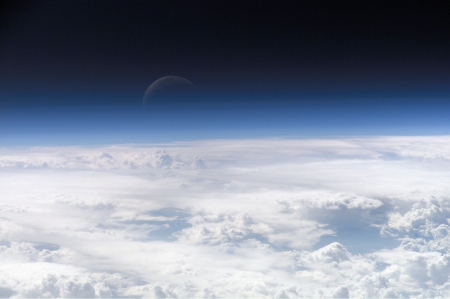 View of the atmosphere from space