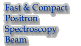 Compact and Fast Positron Spectroscopy Beam