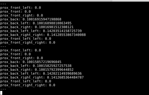 ROS Topic Echo Response for Sensor Topic.