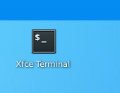 Xfce Terminal Desktop Shortcut.