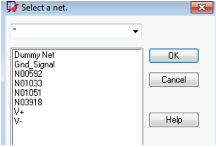 Select a Net Window.