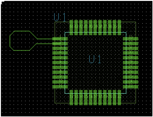 Microcontroller Circuit Layout.