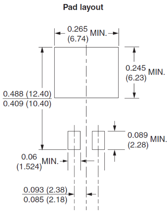 TO252 Footprint Layout.