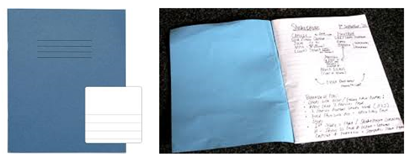 Example soft-bound laboratory notebook