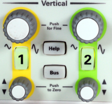 Oscilloscope Vertical Position