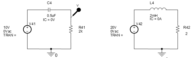 Rerranged RC and RL Circuits