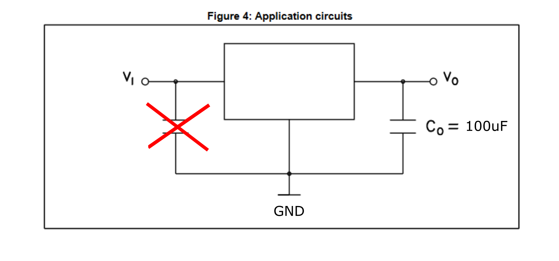 Schematic circuit for the regulator.