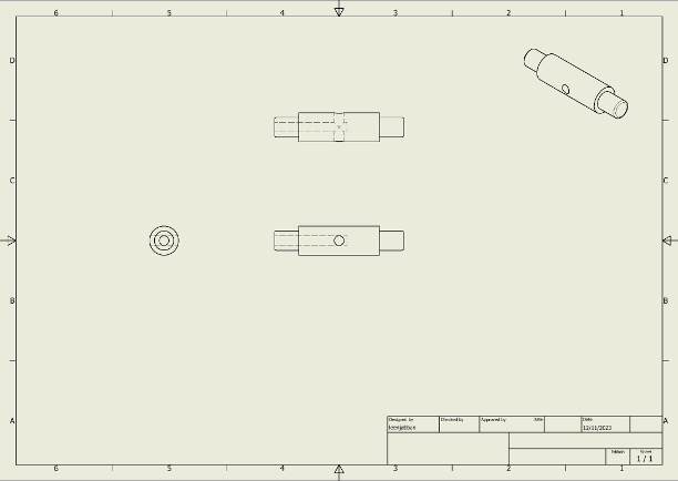 Initial drawing views.