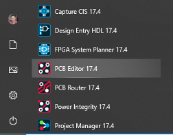 Allegro Venture PCB Designer Suite / PCB Editor.