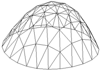 Low density sub-div mesh