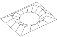 Constrained Subdivision within roof boundary