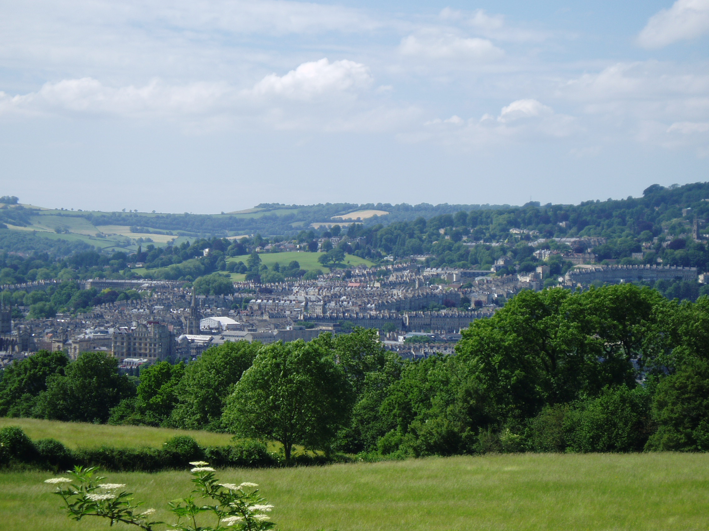 City of Bath from Widcombe Hill