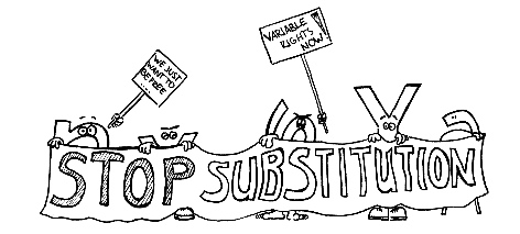 stop substitution image